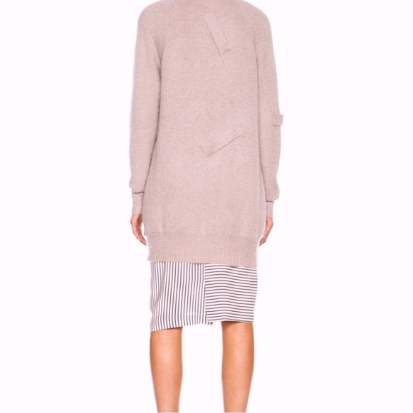 Band of Outsiders Mauve‎ Brown Mohair Cardigan sz small - Picture 2 of 16